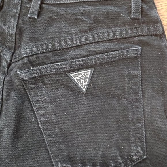 Vintage 80's GUESS? High Waist Demin Shorts - Picture 3 of 8